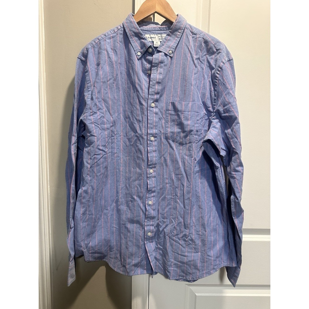 Old Navy NWT men's Blue Button Up XL Tall‎